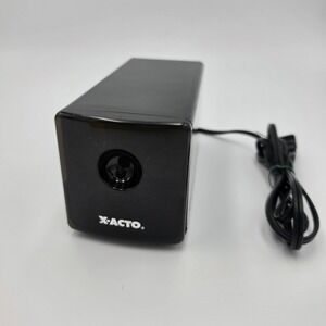 X-ACTO Electric Pencil Sharpener Black Desktop Model 17XXX Heavy Duty